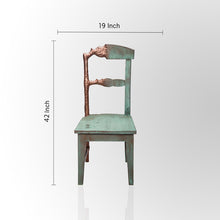 Load image into Gallery viewer, Oxidised Copper Accent Chair by Evolve India
