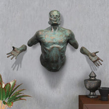 Load image into Gallery viewer, Oxidised Copper Human Sculpture
