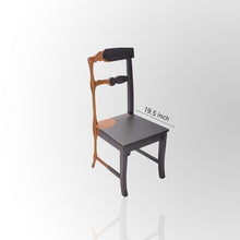 Load image into Gallery viewer, Rustic Black Metal Accent Chair by Evolve India
