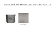 Load image into Gallery viewer, Textures Achieved Using Calce Lime Grano Material Kit By Evolve India

