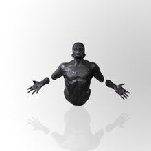 Load image into Gallery viewer, Black Gunmetal Finish Human Sculpture by Evolve India

