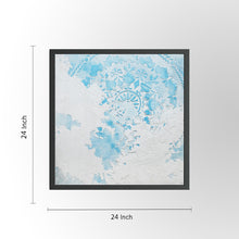गैलरी व्यूवर में इमेज लोड करें, Blue White Eden Wall Art | Artistry Collection by Evolve India
