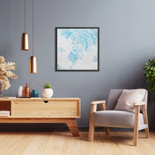 Load image into Gallery viewer, Blue White Eden Wall Art | Artistry Collection by Evolve India
