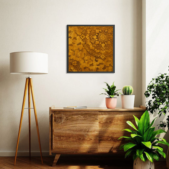 Brown Orange Imperio Wall Art | Artistry Collection by Evolve India