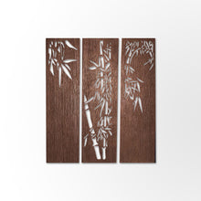 Load image into Gallery viewer, Liquid Metal Copper Finish Bamboo Wall Art by Evolve India
