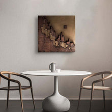 Load image into Gallery viewer, Copper Bronze Abstract Wall Art
