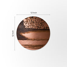 गैलरी व्यूवर में इमेज लोड करें, Cosmos Copper Metal Disc Decor by Evolve India

