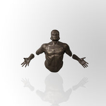 Load image into Gallery viewer, Dull Gold Human Sculpture (Bronze Finish) by Evolve India
