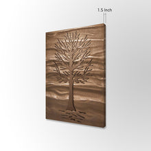 Load image into Gallery viewer, Dull Gold Tree Wall Art (Bronze Finish) by Evolve India
