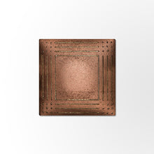 Load image into Gallery viewer, Echo Copper Metal Square Wall Decor by Evolve India
