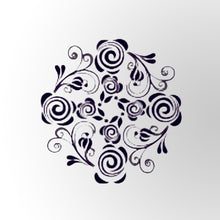 गैलरी व्यूवर में इमेज लोड करें, Floral Bloom Mandala Design | DIY Reusable Wall Painting Stencil
