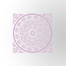 Load image into Gallery viewer, Floral Square Mandala Design | DIY Reusable Wall Painting Stencil
