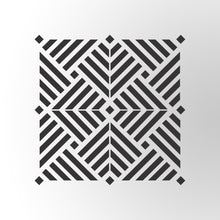 Load image into Gallery viewer, Geometric Lines Design | DIY Reusable Wall Painting Stencil
