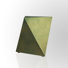Load image into Gallery viewer, Green Concrete Finish Prism Stool by Evolve India
