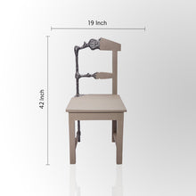 गैलरी व्यूवर में इमेज लोड करें, Grey Black Concrete Accent Chair by Evolve India

