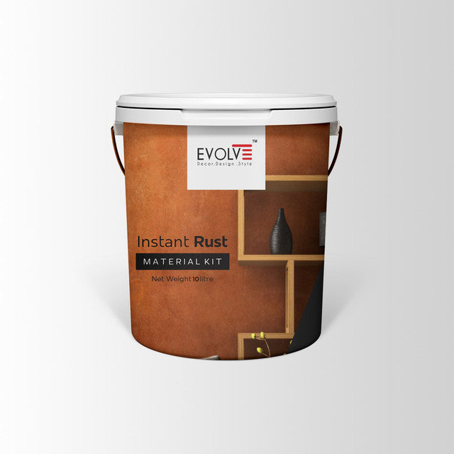 Instant Rust DIY Paintable Material Kit by Evolve India for creating seamless wall textures