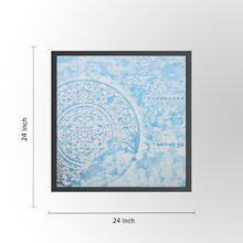 Load image into Gallery viewer, Blue White Montagio Wall Art by Evolve India
