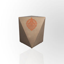 Load image into Gallery viewer, Motif Grey Concrete Prism Stool by Evolve India

