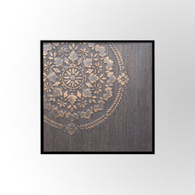 Load image into Gallery viewer, Rose Gold and Dark Grey Bloom Wall Art by Evolve India
