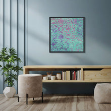 Load image into Gallery viewer, Green Purple Royal Foliary Wall Art | Artistry Collection
