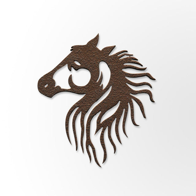 Rustic Liberating Stallion Horse Wall Art by Evolve India