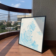 Load image into Gallery viewer, Blue White Eden Wall Art by Evolve India
