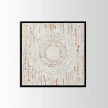 Load image into Gallery viewer, White Rose Gold Dahlia Duos Concrete Wall Art by Evolve India
