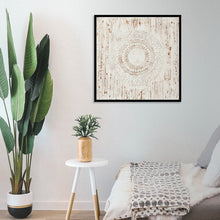 Load image into Gallery viewer, White Rose Gold Dahlia Duos Concrete Wall Art by Evolve India
