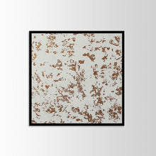 Load image into Gallery viewer, White Rose Gold Copper Marsh Concrete Wall Art by Evolve India
